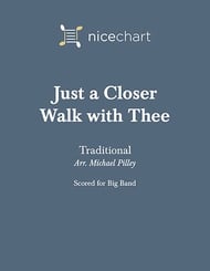 Just a Closer Walk with Thee Jazz Ensemble sheet music cover